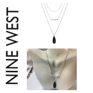 🌟 Nine West Stone Pendant Necklace